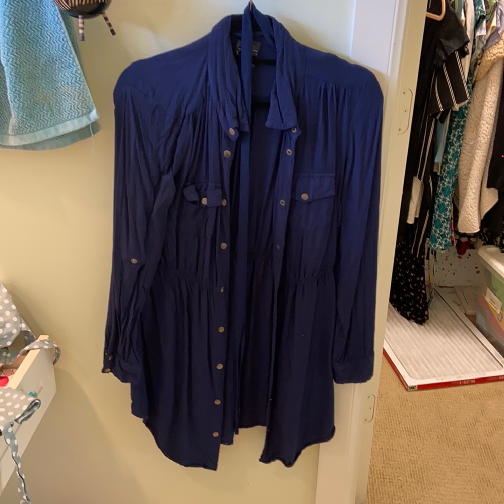 button dress